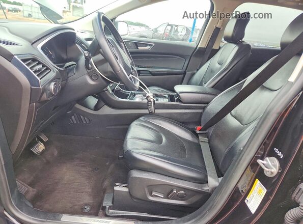 2FMPK3K97KBB54238 2019 FORD EDGE Black Front interior view