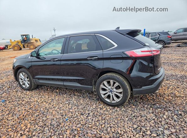 2FMPK3K97KBB54238 2019 FORD EDGE Black Rear left