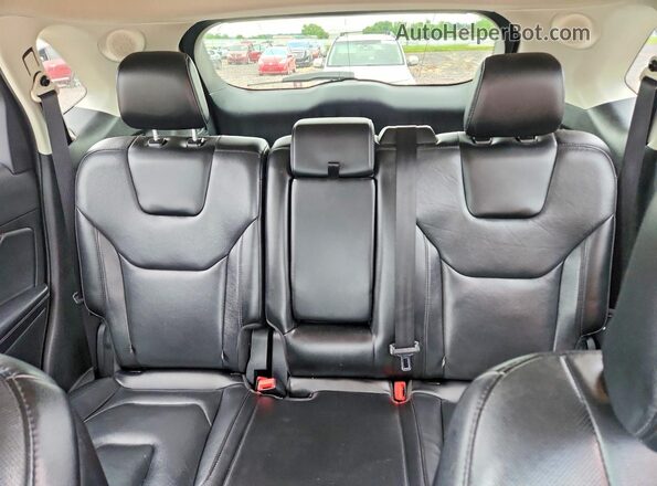 2FMPK3K97KBB54238 2019 FORD EDGE Black Rear seats view