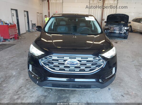 2FMPK3K97KBB75316 2019 FORD EDGE Черный Вид щитка приборов