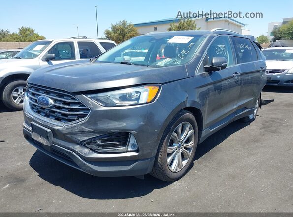 2FMPK3K97LBA96939 2020 FORD EDGE Gray Przód lewy