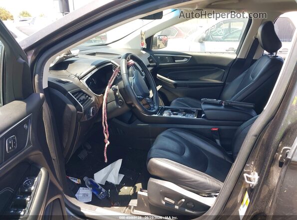 2FMPK3K97LBA96939 2020 FORD EDGE Gray Widok wnętrza z przodu
