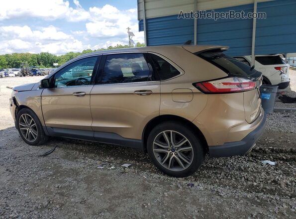 2FMPK3K97LBB59537 2020 FORD EDGE Beige Հետևի ձախ