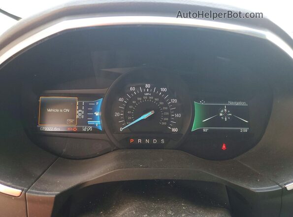 2FMPK3K97LBB59537 2020 FORD EDGE Beige Սարքավորումների վահանակի տեսք