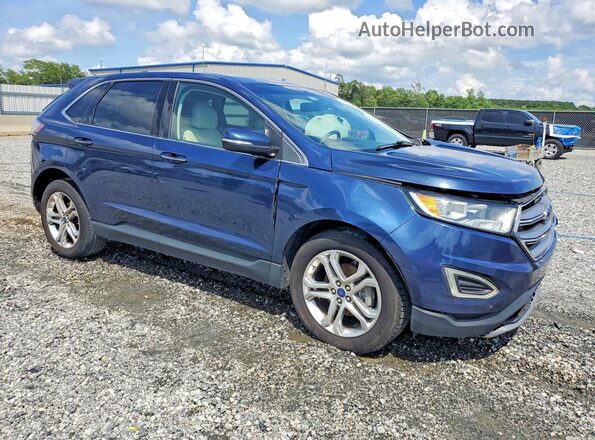 2FMPK3K98HBC12625 2017 FORD EDGE Blue Առջևի աջ