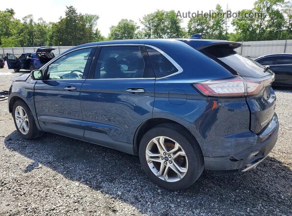 2FMPK3K98HBC12625 2017 FORD EDGE Blue Հետևի ձախ