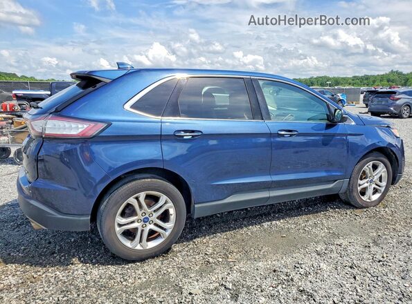 2FMPK3K98HBC12625 2017 FORD EDGE Blue Հետևի աջ