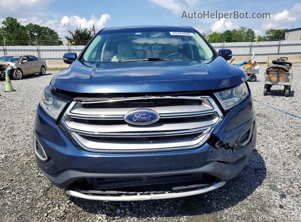 2FMPK3K98HBC12625 2017 FORD EDGE Blue Դիմացի տեսք