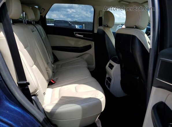 2FMPK3K98HBC12625 2017 FORD EDGE Blue Հետևի նստատեղերի տեսք