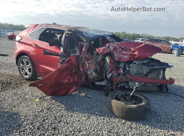 2FMPK3K98HBC52185 2017 FORD EDGE Red Передня права чверть