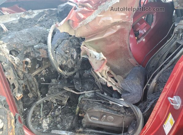 2FMPK3K98HBC52185 2017 FORD EDGE Red Вид салону спереду