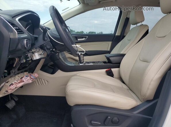 2FMPK3K98LBA53551 2020 FORD EDGE White Widok wnętrza z przodu