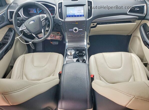 2FMPK3K98LBA53551 2020 FORD EDGE White Widok deski rozdzielczej