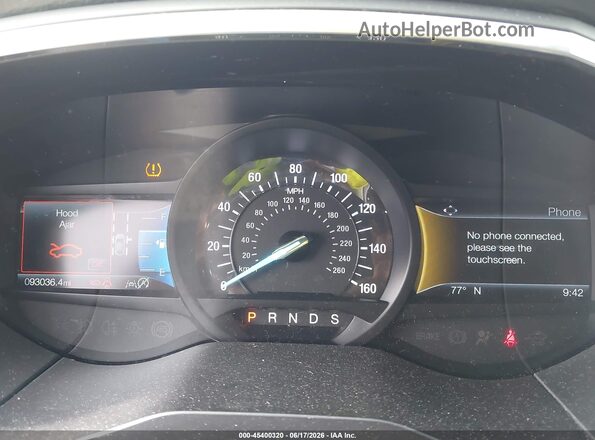 2FMPK3K98LBA96108 2020 FORD EDGE Gray უკანა სავარძლების ხედი