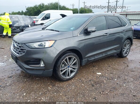 2FMPK3K98LBA96108 2020 FORD EDGE Gray წინა მარცხენა ხედი სამი მეოთხედიდან