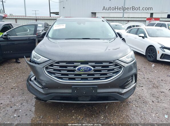 2FMPK3K98LBA96108 2020 FORD EDGE Gray უკანა სალონის ხედი