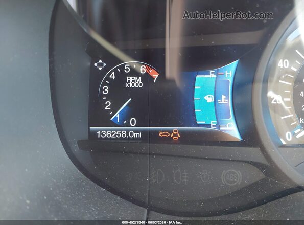 2FMPK3K99GBB82260 2016 FORD EDGE Red Հետևի նստատեղերի տեսք