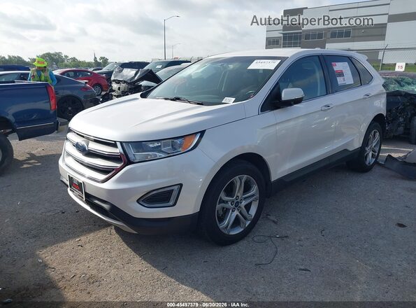 2FMPK3K99HBB76203 2017 FORD EDGE White Front left