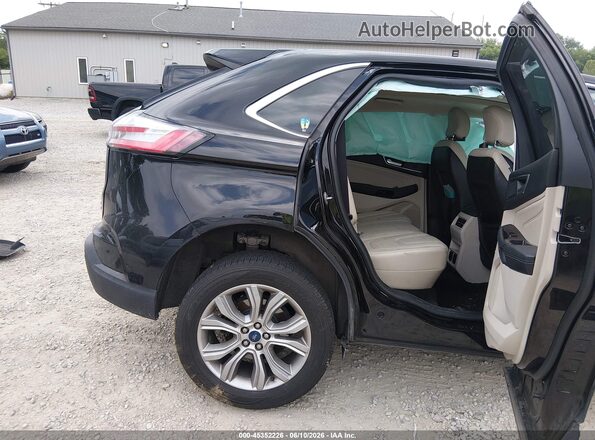 2FMPK3K99KBB20396 2019 FORD EDGE Black VIN კოდის სტიკერის ხედი