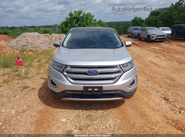 2FMPK3K9XHBB29231 2017 FORD EDGE Silver Widok zestawu wskaźników