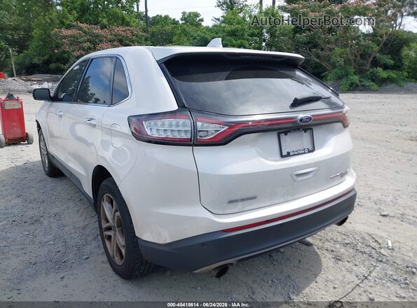2FMPK3K9XHBB62195 2017 FORD EDGE White Задня ліва чверть