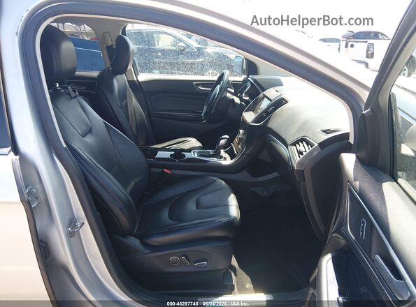 2FMPK3K9XHBB98663 2017 FORD EDGE Silver Widok wnętrza z przodu