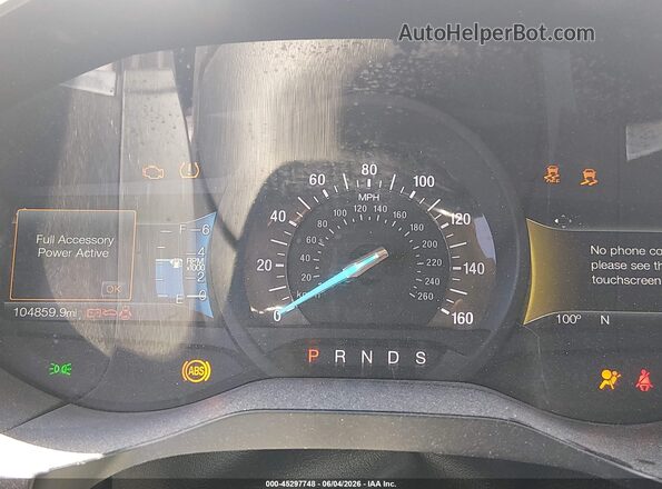 2FMPK3K9XHBB98663 2017 FORD EDGE Silver Widok tylnych siedzeń