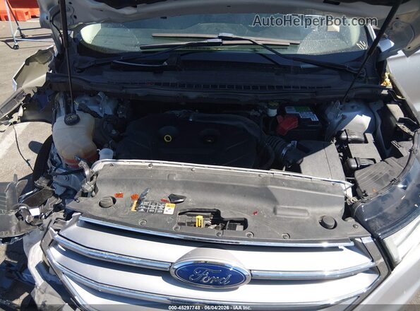 2FMPK3K9XHBB98663 2017 FORD EDGE Silver Widok z tyłu