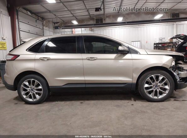 2FMPK3K9XJBC10199 2018 FORD EDGE Gold 360 interior view