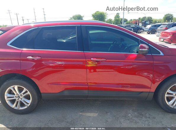 2FMPK3K9XKBC35069 2019 FORD EDGE Red Вид задньої частини салону