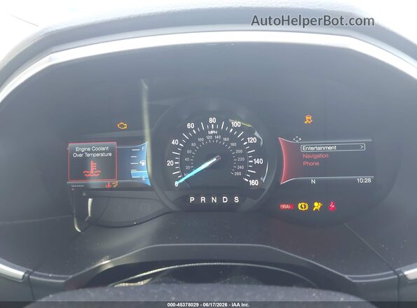 2FMPK3K9XKBC35069 2019 FORD EDGE Red Вид задніх сидінь