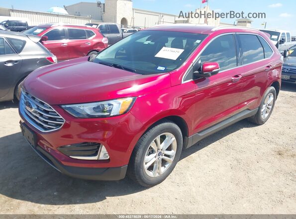 2FMPK3K9XKBC35069 2019 FORD EDGE Red Передня ліва чверть