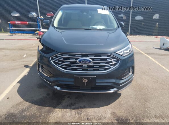 2FMPK3K9XKBC68363 2019 FORD EDGE Blue Vista del cuadro de instrumentos