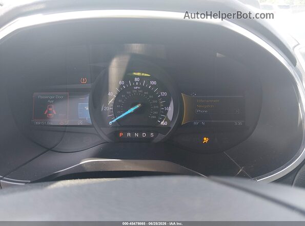 2FMPK3K9XKBC68363 2019 FORD EDGE Blue Vista de los asientos traseros