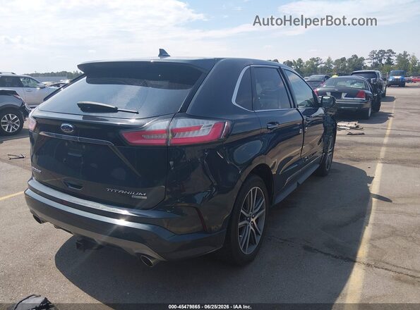 2FMPK3K9XKBC68363 2019 FORD EDGE Blue Trasero derecho