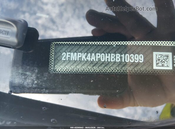 2FMPK4AP0HBB10399 2017 FORD EDGE Белый Вид подкапотного пространства