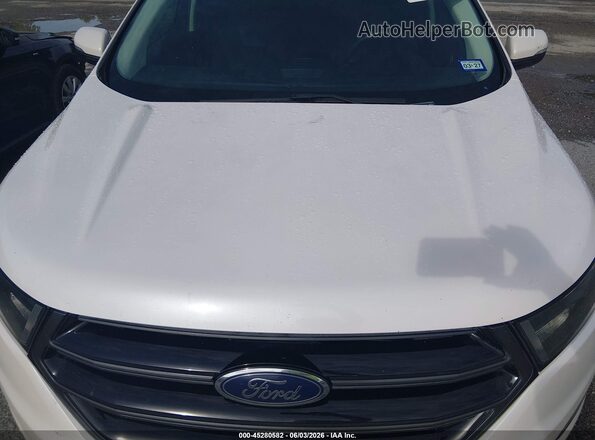 2FMPK4AP0HBB10399 2017 FORD EDGE Белый Вид сзади