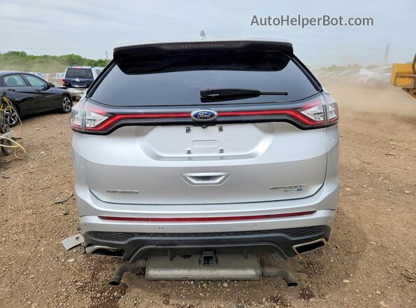 2FMPK4AP0HBC25438 2017 FORD EDGE Silver Rear view