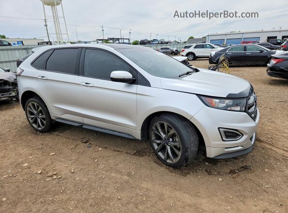 2FMPK4AP0HBC25438 2017 FORD EDGE Silver Front right
