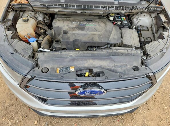 2FMPK4AP0HBC25438 2017 FORD EDGE Silver Engine compartment view