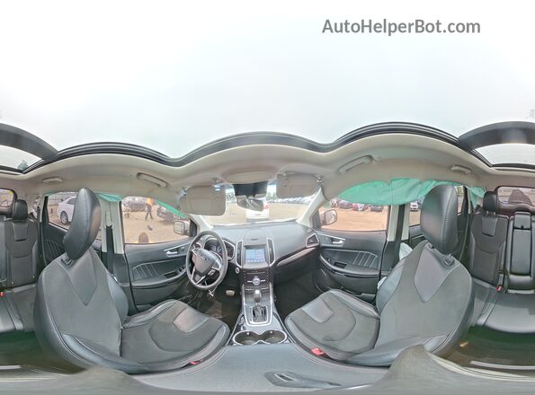 2FMPK4AP0HBC25438 2017 FORD EDGE Silver 360 interior view