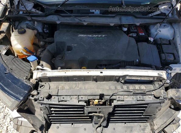 2FMPK4AP0JBC60955 2018 FORD EDGE White Widok wnętrza z tyłu