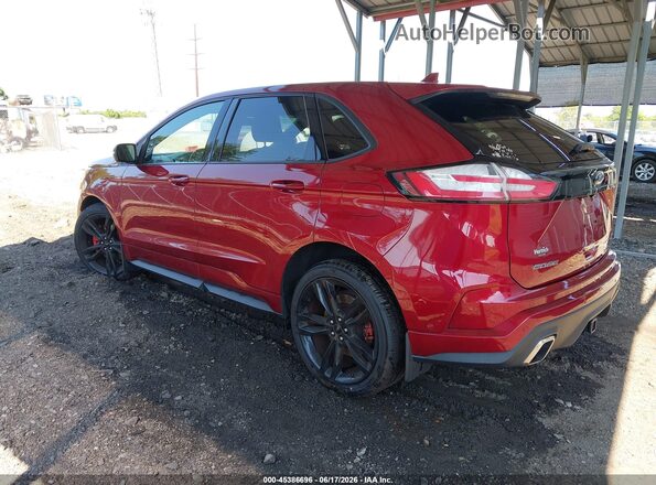 2FMPK4AP0KBC69415 2019 FORD EDGE Red Tył lewy