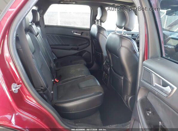 2FMPK4AP0KBC69415 2019 FORD EDGE Red Widok naklejki z numerem VIN