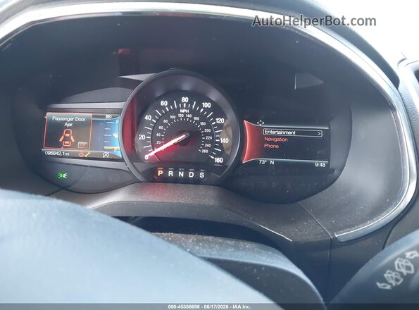 2FMPK4AP0KBC69415 2019 FORD EDGE Red Widok tylnych siedzeń