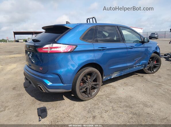 2FMPK4AP0LBB09343 2020 FORD EDGE Blue Tył prawy