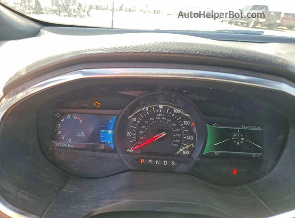 2FMPK4AP0LBB38325 2020 FORD EDGE Red Սարքավորումների վահանակի տեսք