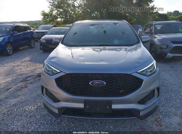 2FMPK4AP0LBB63113 2020 FORD EDGE Gray Widok zestawu wskaźników