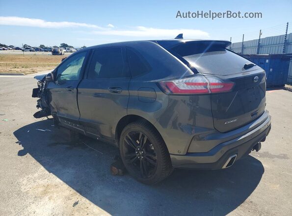 2FMPK4AP1KBC01656 2019 FORD EDGE Gray Trasero izquierdo