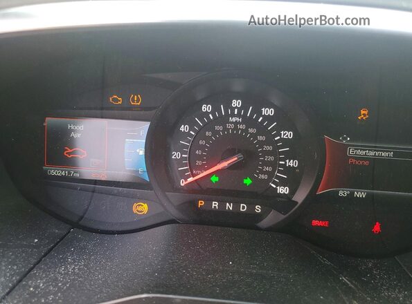 2FMPK4AP1LBB67316 2020 FORD EDGE Gray Instrument cluster view